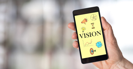 Vision concept on a smartphone