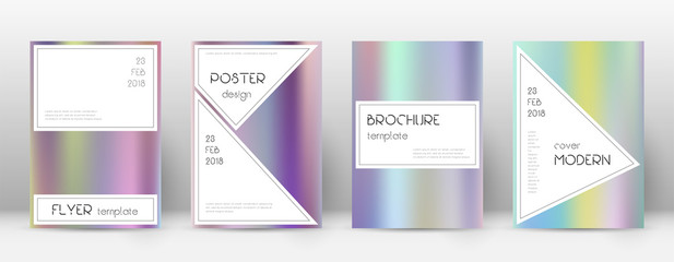 Flyer layout. Stylish surprising template for Broc