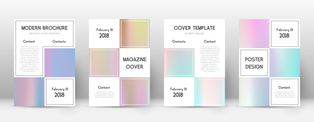 Flyer layout. Business bold template for Brochure,