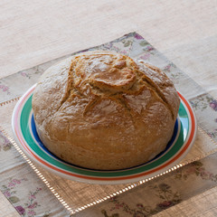 Pain rond fait maison