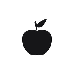 Apple icon vector.