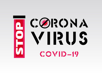 Stop coronavirus. Coronavirus outbreak in China. The fight against coronavirus. The danger of coronavirus and the risk to public health. Pandemic medical concept with dangerous cells. 