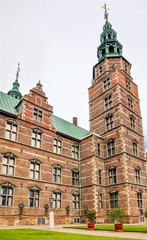 Rosenborg castle in Copenhagen, Denmark