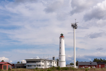 old lighthouse of Marjaniemi in Hailuoto, Finland