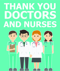 Thank you doctors and nurse - covid-19 (corona virus)