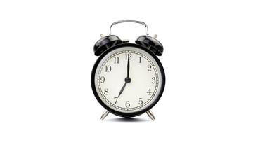 alarm clock isolated on white