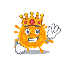 A Wise King of nobecovirus mascot design style