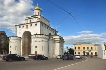 The Golden ring of Russia, Vladimir city, the Golden gate, 1164.