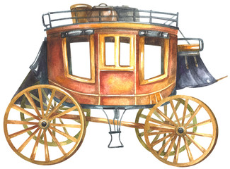 Wild west stagecoach