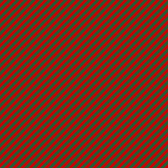 Seamless cute retro christmas vector pattern with diagonal red and green stripes. Gift wrapping paper, interior, cloth, fabric or web design.