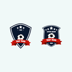 Naklejka premium soccer football club logo badge for your team