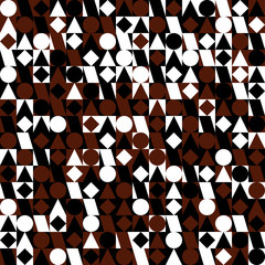 The Abstract Seamless Geometric Patterns Design