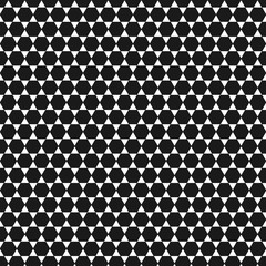 Abstract geometry black and white hipster fashion hexagon pattern