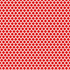 Checkered pattern tile background. White and Red