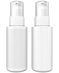 
Realistic 3D Spray Bottle Mock Up Template on White Background.3D Rendering