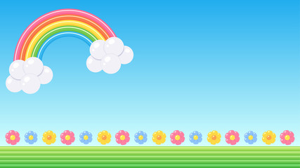 バルーンアートイラスト_背景_16：9