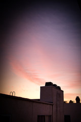 Top of the building in the sky