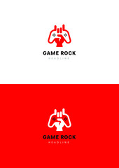 Game company logo template.
