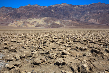 California / USA - August 22, 2015: The landscape in Death Valley National Park, California, USA