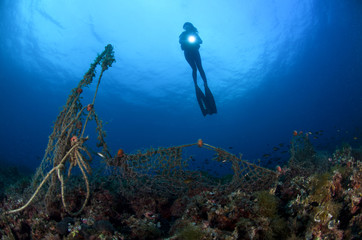 subacqueo modella © giorgiocavallaro