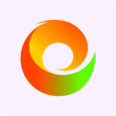 Colorful C logo design
