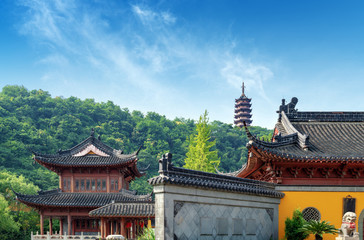 Temple and pagoda