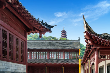 Temple and pagoda