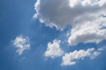 Naklejka na ściany i meble Abstract cloud on the sky using for background