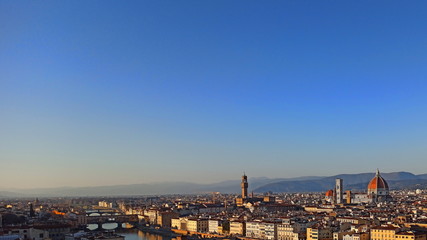 Panoramic view of Florence, Italy