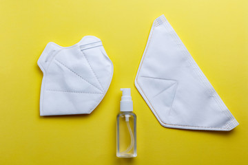 Two types of protective face masks as precaution in spread of coronavirus