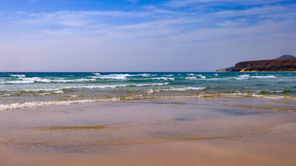 Die Playa Sotavento auf Fuerteventura