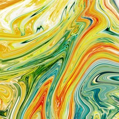 abstract colorful glass background with waves