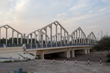Brücke über den Wadi Al Ain