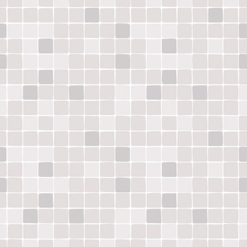 Simple repeated pattern of white and gray resquare tiles