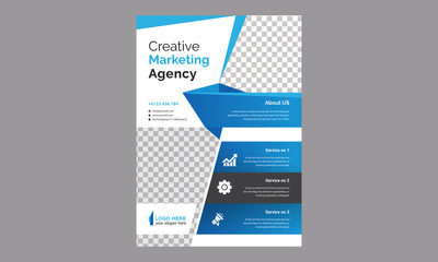 Business brochure flyer design a4 template,Layout with Graphic Elements	