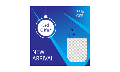 Modern promotion square web banner for social media mobile apps. Elegant sale and discount promo backgrounds for digital marketing graphic elements