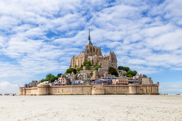 Mont Saint Michel, France. Scenic view of the island