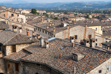 Fototapeta na wymiar Gubbio, historic city in Umbria, Italy