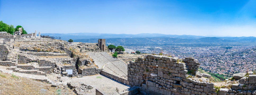 Pergamon Ancient City In Turkey