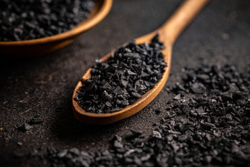 Black gourmet salt