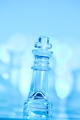 Obraz na płótnie Canvas glass chess