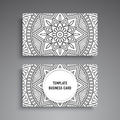 Fototapeta premium Business Card. Vintage decorative elements