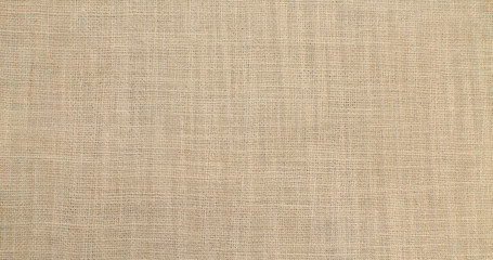 Plakat Natural linen material textile canvas texture background