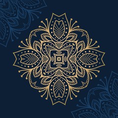 luxury mandala background, Seamless ethnic and tribal pattern, mandala design
