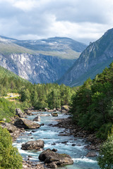 Fototapeta na wymiar Rauma, Norway - augustus 2019