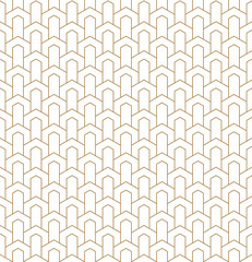 Seamless geometric pattern in style art deco.