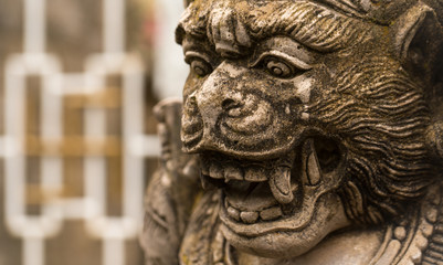Architecture of Bali. Image of god