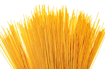 spaghetti in a bunch of different kinds on a white background