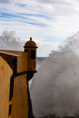 Madeira, Funchal, Burg, Sturm