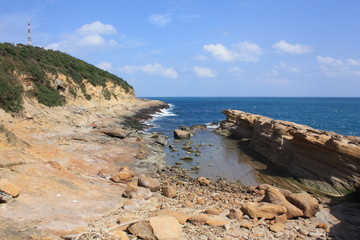 Fototapeta na wymiar Yehliu Geopark Taïwan Asie